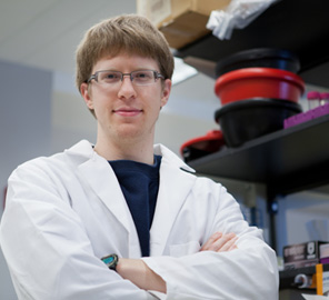 Brandon Burkhart, a graduate student in Doug Mitchell's lab, was recently awarded a Graduate Research Fellowship from the National Science Foundation.