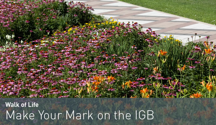 Walk of Life: Make Your Mark on the IGB
