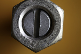 Sample EOS macro image of a bolt.