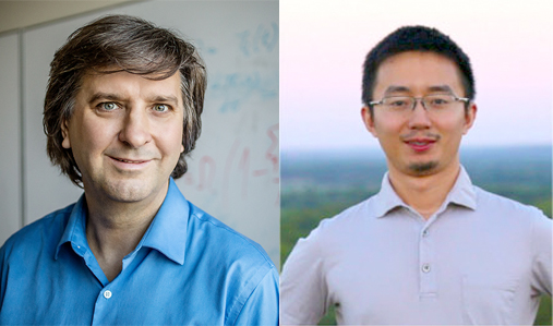 Professor of Bioengineering and Bliss Faculty Scholar Sergei Maslov (left) with first author and Brookhaven National Laboratory research associate Fei He (right) used over 7000 samples from more than 200 labs to create a standardized atlas.
