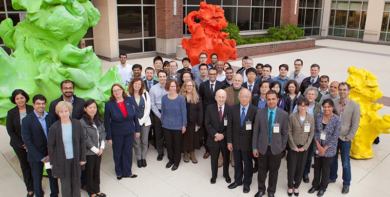 Members of the KnowEnG Center of Excellence gathered at the IGB in Illinois for a two-day conference with their External Advisory Committee and NIH representatives.