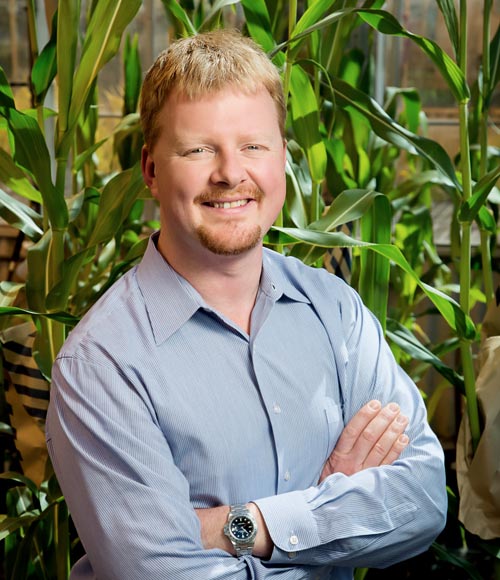Andrew Leakey, Associate Professor of Plant Biology, will lead a multi-institutional team to increase the water use efficiency of sorghum