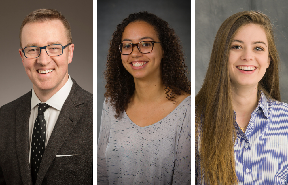 A new project at the University of Illinois that aims to develop biomaterials for skull reconstruction surgeries will be led by chemical and biomolecular professor Brendan Harley and graduate students Aleczandria (Alec) Tiffany and Vasiliki (Aliki) Kolliopoulos.