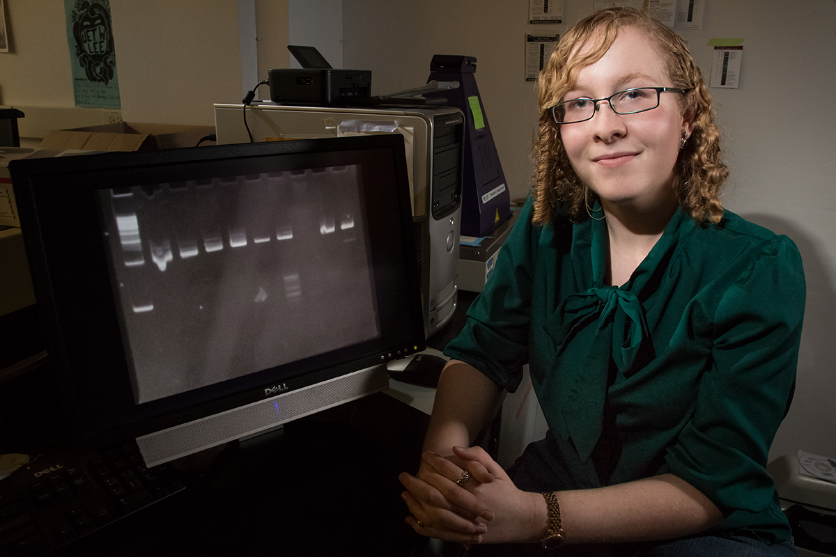 As a graduate student at the U. of I., Kelsey Witt led the mitochondrial DNA genome work on a newly published study of ancient dogs. Witt is now a postdoctoral researcher at the University of California, Merced.