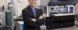 A team led by U. of I. chemical and biomolecular engineering professor Huimin Zhao was selected as a Genesis Mission Awardee by the Department of Energy. Photo by Michelle Hassel
