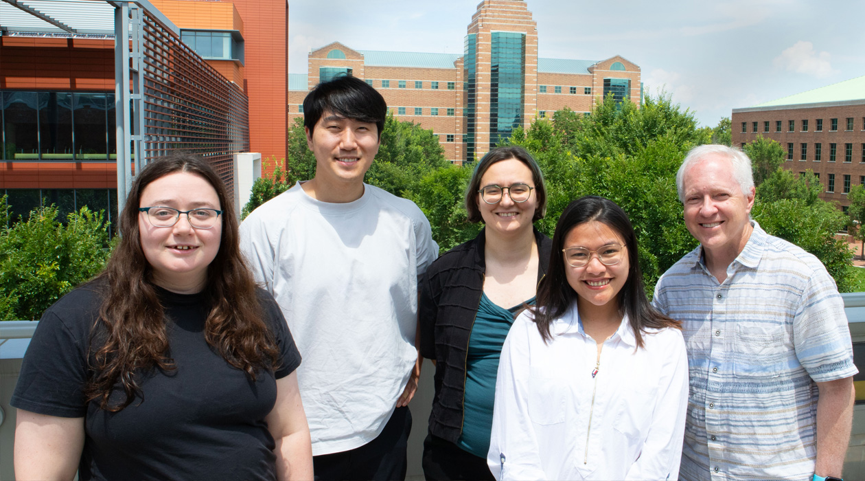 Pictured left to right: Skye Shepherd, Han Keun Lee, Amanda Bacon, My Thi Tra Nguyen, and Brian Cunningham