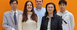 orange background