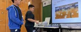 STEAM TRAIN students