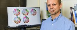 Illinois pathobiology professor Csaba Varga and his colleagues tracked antibiotic-resistant infections with Campylobacter jejuni, a primary cause of foodborne illness in the U.S. The study found regional and age-related differences, and an upward trend in resistance to a class of antibiotics known as quinolones. Photo by Craig Pessman