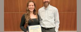 Kaitlyn Sommer (left) and Ryan Dilger (right) 