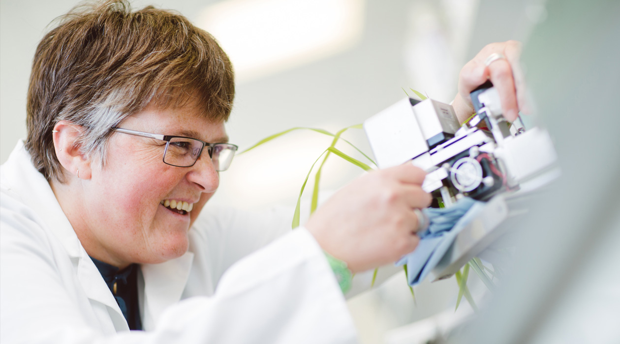 Professor of plant biology Tracy Lawson