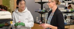 Qianqiao Liu and Beth Stadtmueller