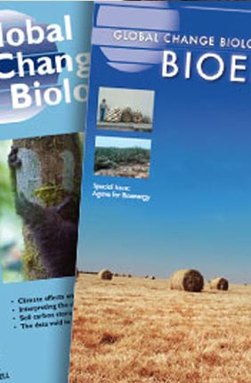 Global Change Biology (GCB) and its sister journal GCB Bioenergy received record high impact ratings from the Institute for Scientific Information last month. Edited by Assistant Director of the Energy Biosciences Institute and IGB faculty member Steve Long, GCB and GCB Bioenergy are two of several journals put out by the IGB. 