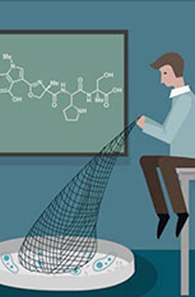 Finding these molecules and discovering new chemical identities represents slow and painstaking work. 