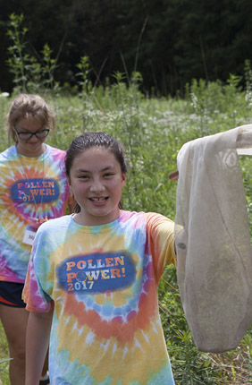 Girls learn about plants inside and out at Pollen Power camp