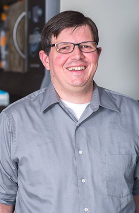 Kyle Grim, left, and Thomas Kiehl-Fie studyed how bacteria compete for zinc in the human body.