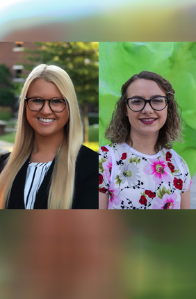 Allison Narlock will spend her summer investigating the mechanics of archaeal cell division; Monika Ziogaite will be working to identify genetic variants that contribute to the metastatic potential of breast cancers.