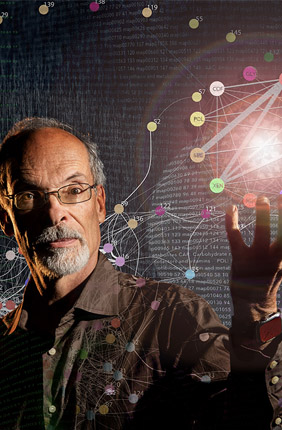 University of Illinois professor Gustavo Caetano-Anollés and graduate student Fizza Mughal (not pictured) used a bioinformatics approach to reconstruct the evolutionary history of metabolic networks.