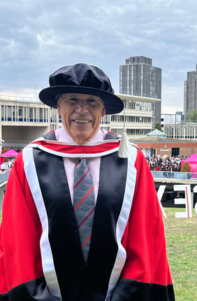 Long receives honorary doctorate from University of Essex