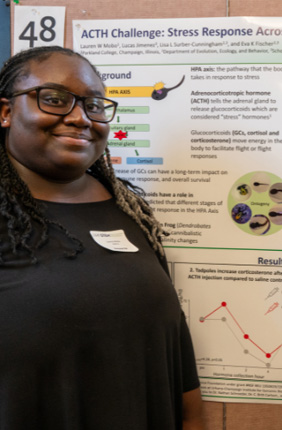 Lauren Mobo, a community college student