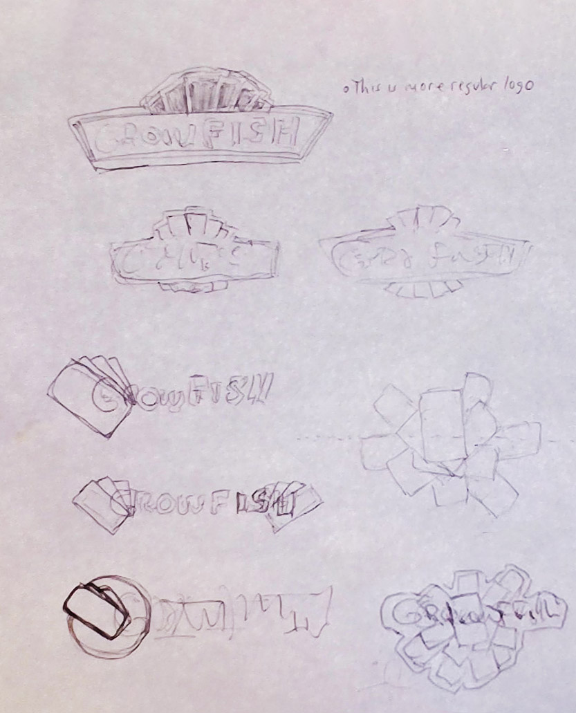 Opening screen sketches