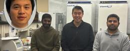Left to right: Tingjie Song, Dhanush Gandavadi, Xing Wang, and Abhisek Dwivedy