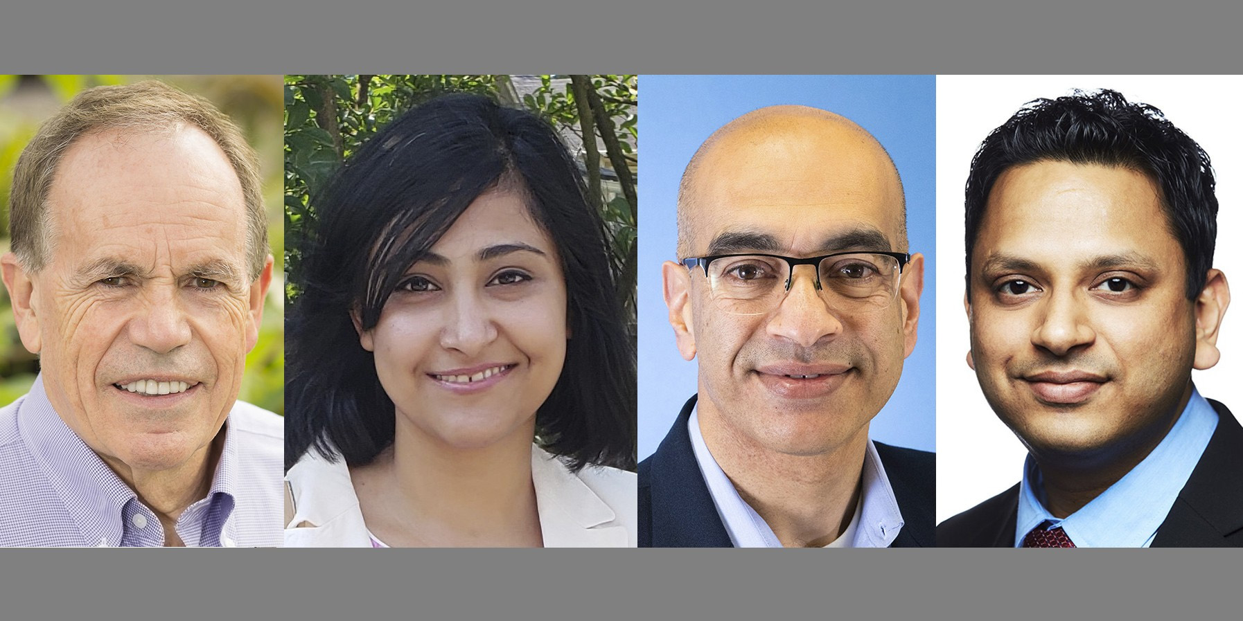 University of Illinois researchers (L to R) Steve Long, Shraddha Maitra, Vijay Singh, and Deepak Kumar conducted a series of studies on biofuel production from energycane. 