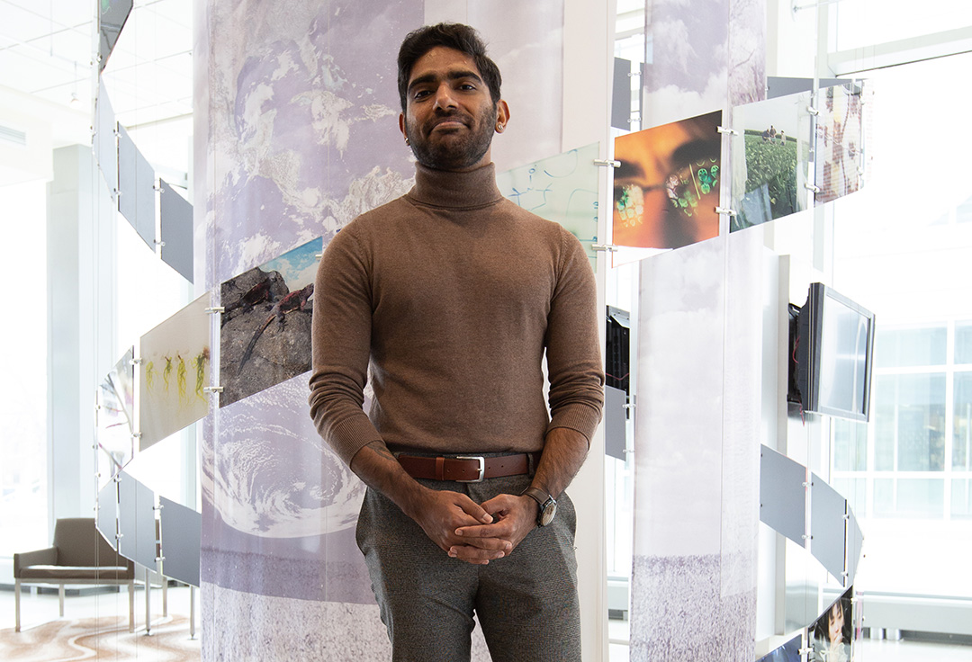 Ananthan Nambiar, a graduate student in the Bioengineering Department, is interested in the biological applications of mathematics and computer science.