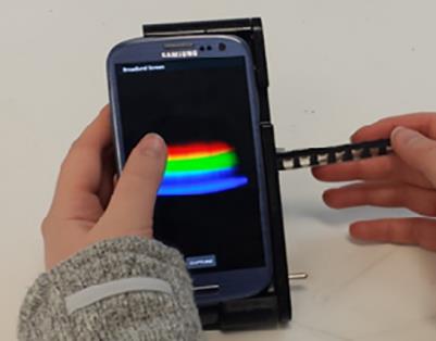 The spectral transmission-reflectance-intensity (TRI)-Analyzer attaches to a smartphone and analyzes patient blood, urine, or saliva samples as reliably as clinic-based instruments that cost thousands of dollars.