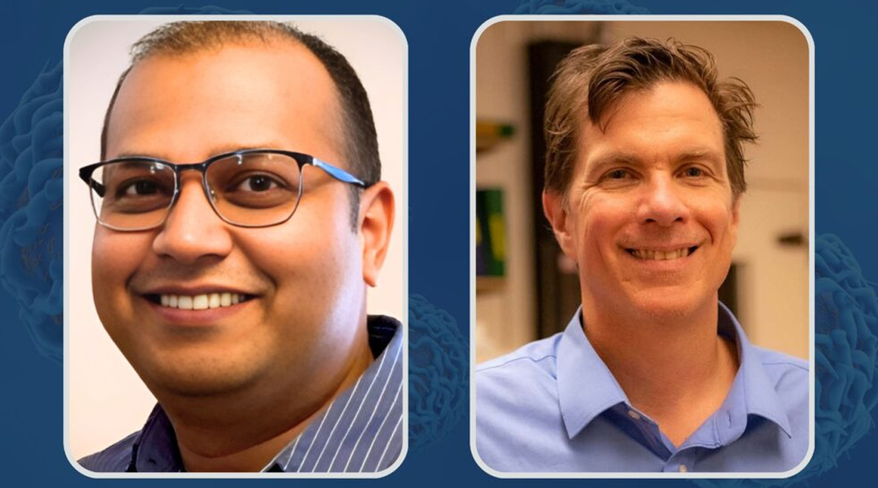 Ratnakar Singh, research assistant professor of comparative biosciences, and Michael Spinella (ACPP/EIRH), professor of comparative biosciences,