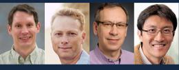 From left: Paul Bonthuis, Howard Gritton,  Yurii Vlasov, and Sihai Dave Zhao 