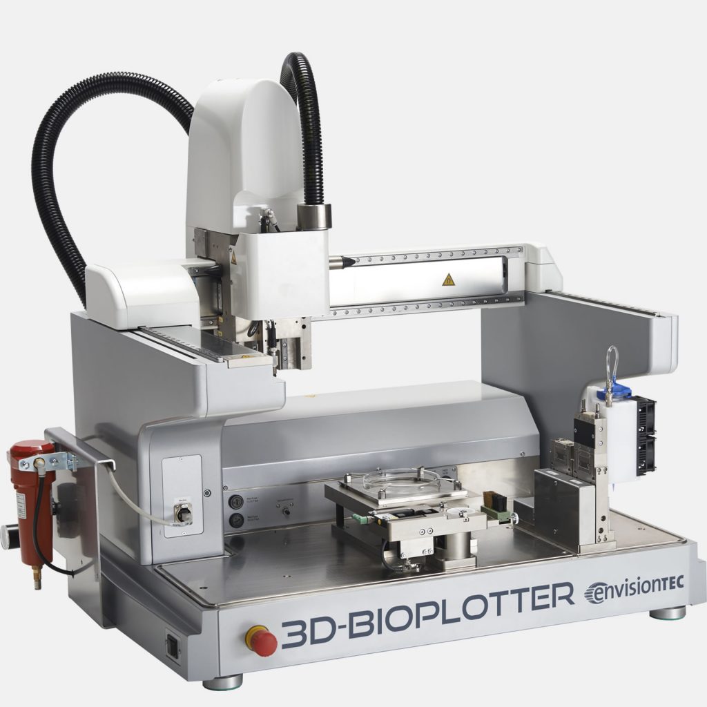 The 3D-Bioplotter Series is designed for research groups new to the field of tissue engineering, and was awarded as part of a Major Research Instrumentation grant.