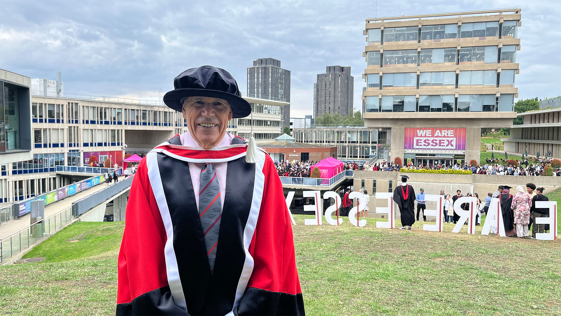 Long receives honorary doctorate from University of Essex