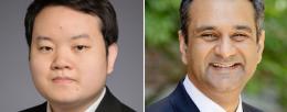 Left to right: Hua Wang and Rohit Bhargava