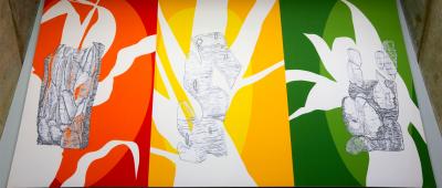 New, unique art pieces can be viewed from either concourse on the south side of the venue.