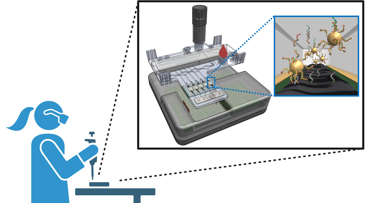 The proposed viral testing method will be developed for fast, easy and affordable use by healthcare providers at community testing centers.