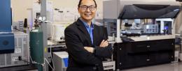 Chemical and biomolecular engineering professor Huimin Zhao leads the new National Science Foundation iBioFoundry at the University of Illinois Urbana-Champaign. Photo by Michelle Hassel